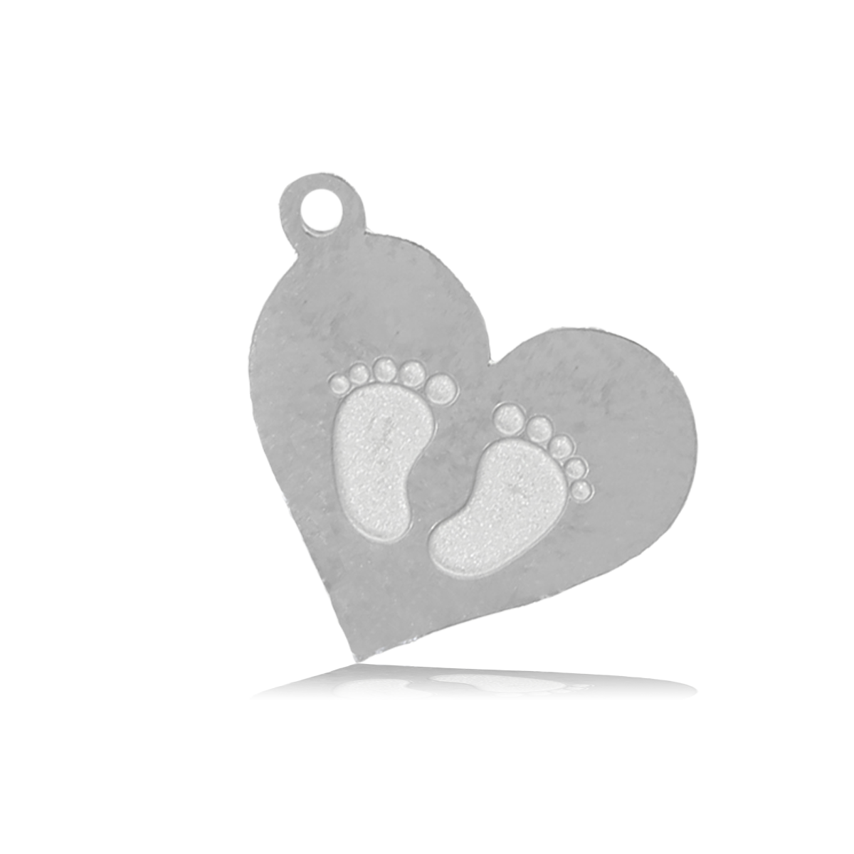 HELP by TJ Baby Feet Charm with Mountain Blue Jade Charity Bracelet