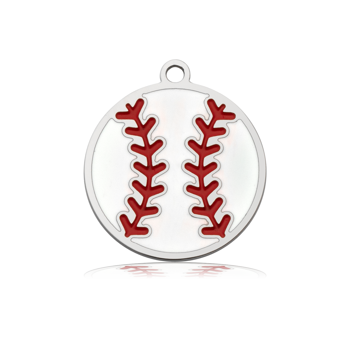 HELP by TJ Baseball Charm with Blue Selenite Charity Bracelet