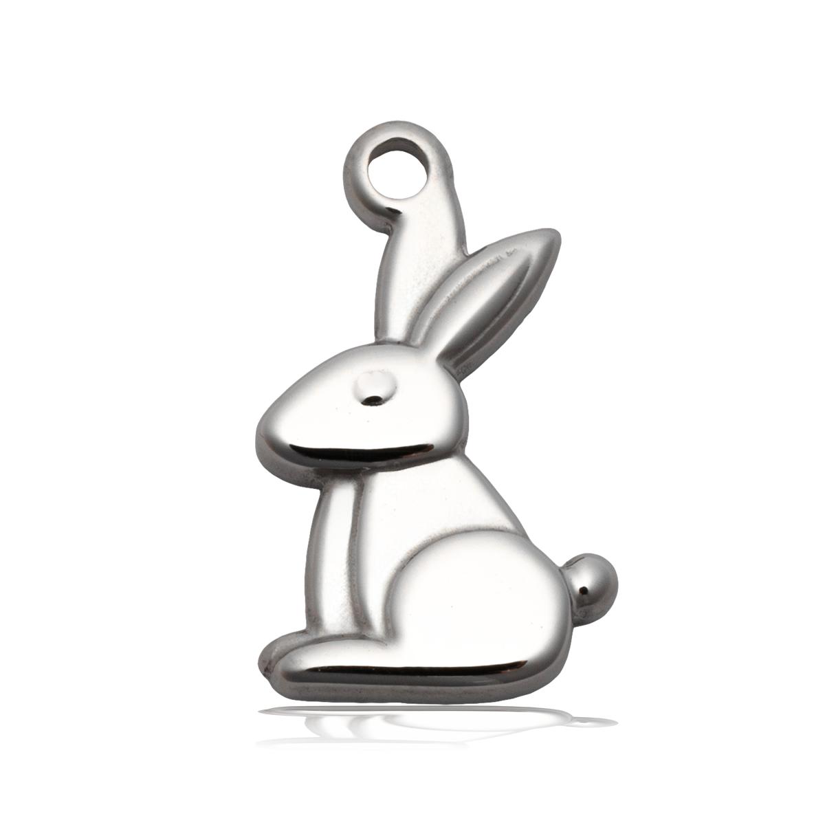 HELP by TJ Bunny Charm with Green Yellow Jade Charity Bracelet