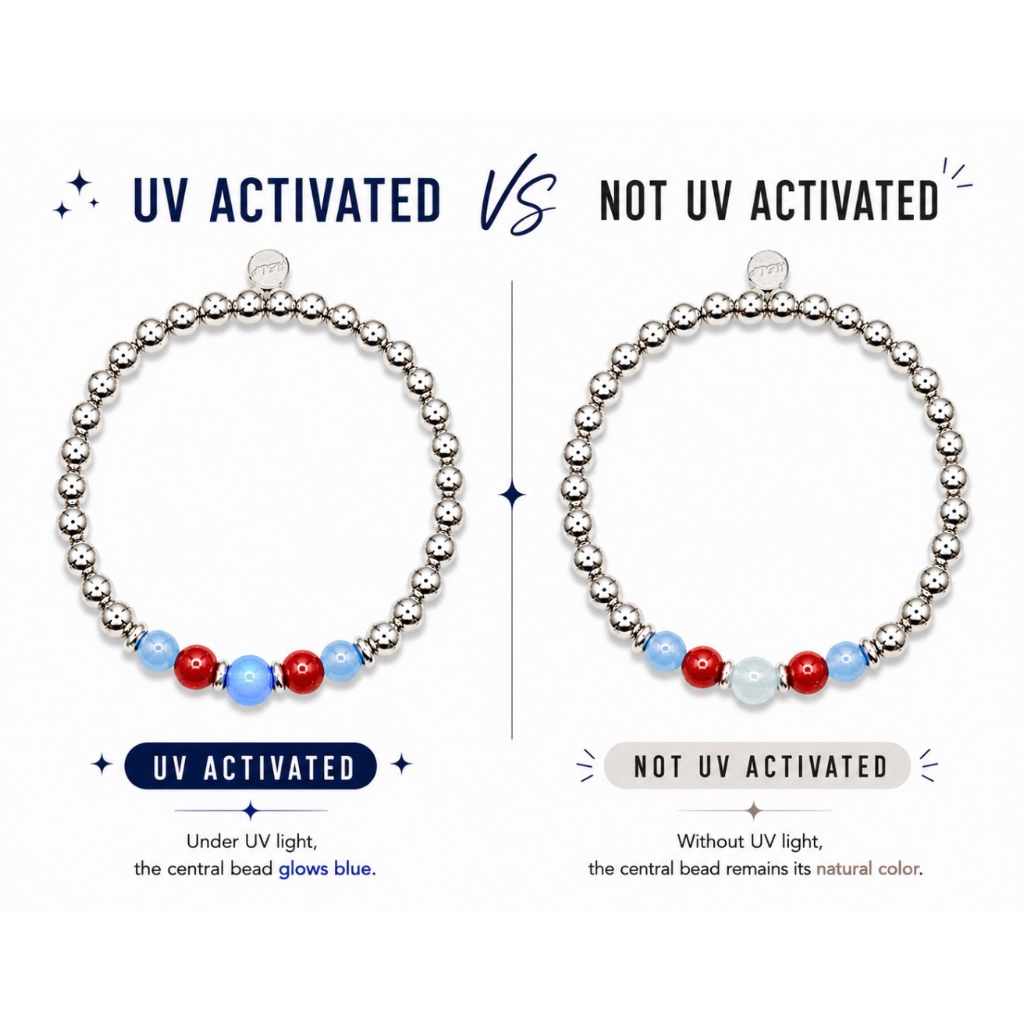 HELP by TJ Capeology x H.E.L.P. Ray of Hope Americana Stacker Charity Bracelet