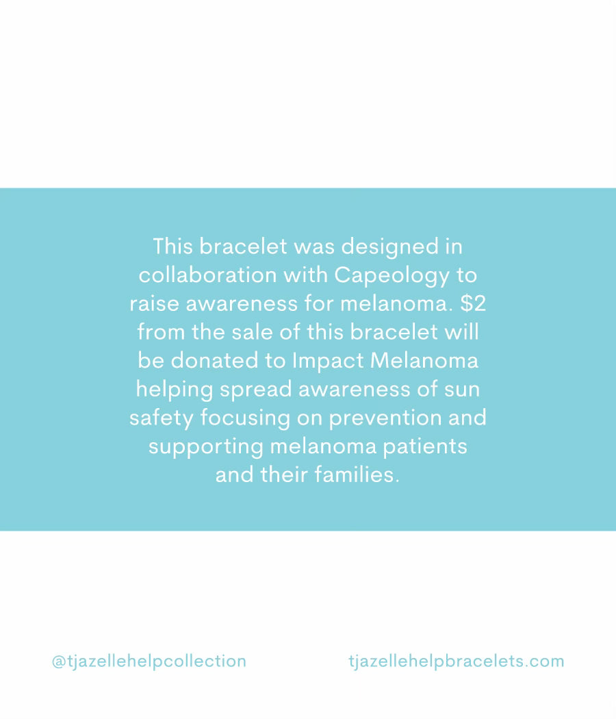 HELP by TJ Capeology x H.E.L.P. Ray of Hope Pink Selenite Stacker Charity Bracelet