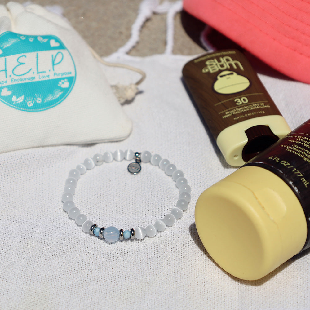 HELP by TJ Capeology x H.E.L.P. Ray of Hope Stacker Charity Bracelet