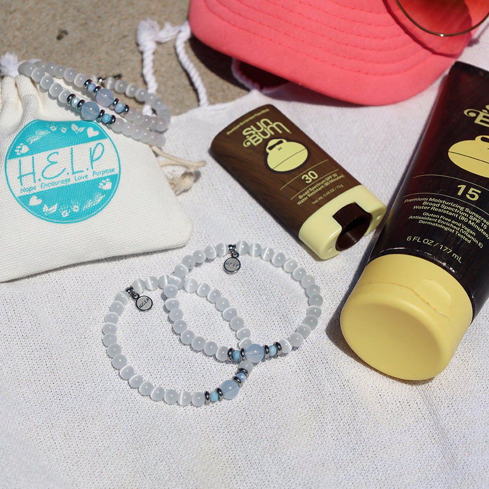 HELP by TJ Capeology x H.E.L.P. Ray of Hope Stacker Charity Bracelet