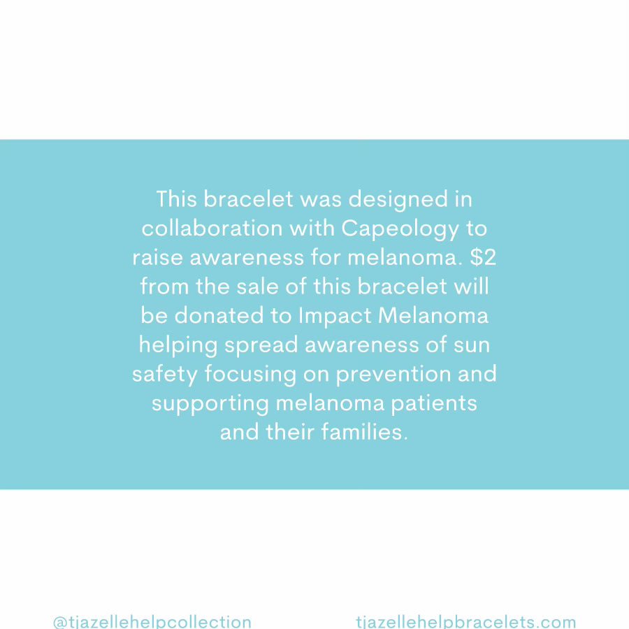 HELP by TJ Capeology x H.E.L.P. Ray of Hope Stacker Charity Bracelet