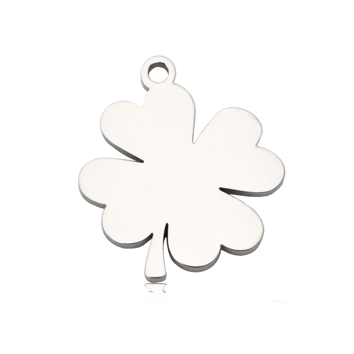 HELP by TJ Clover Charm with Aqua Crystal Charity Bracelet