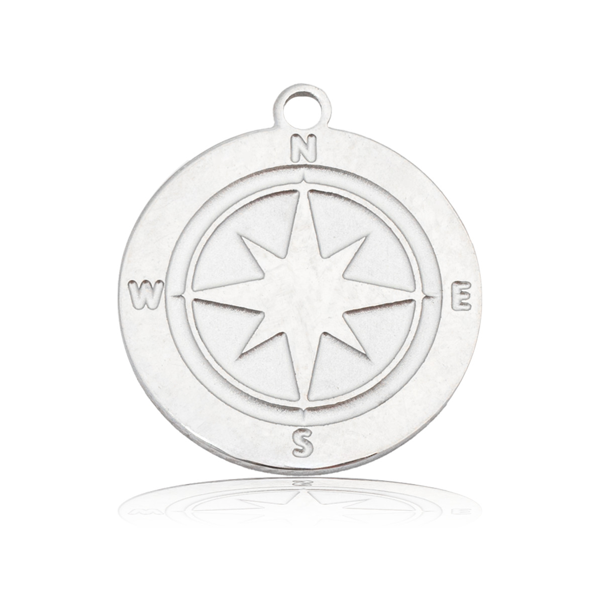 HELP by TJ Compass Rose Charm with Blue Zebra Jade Charity Bracelet