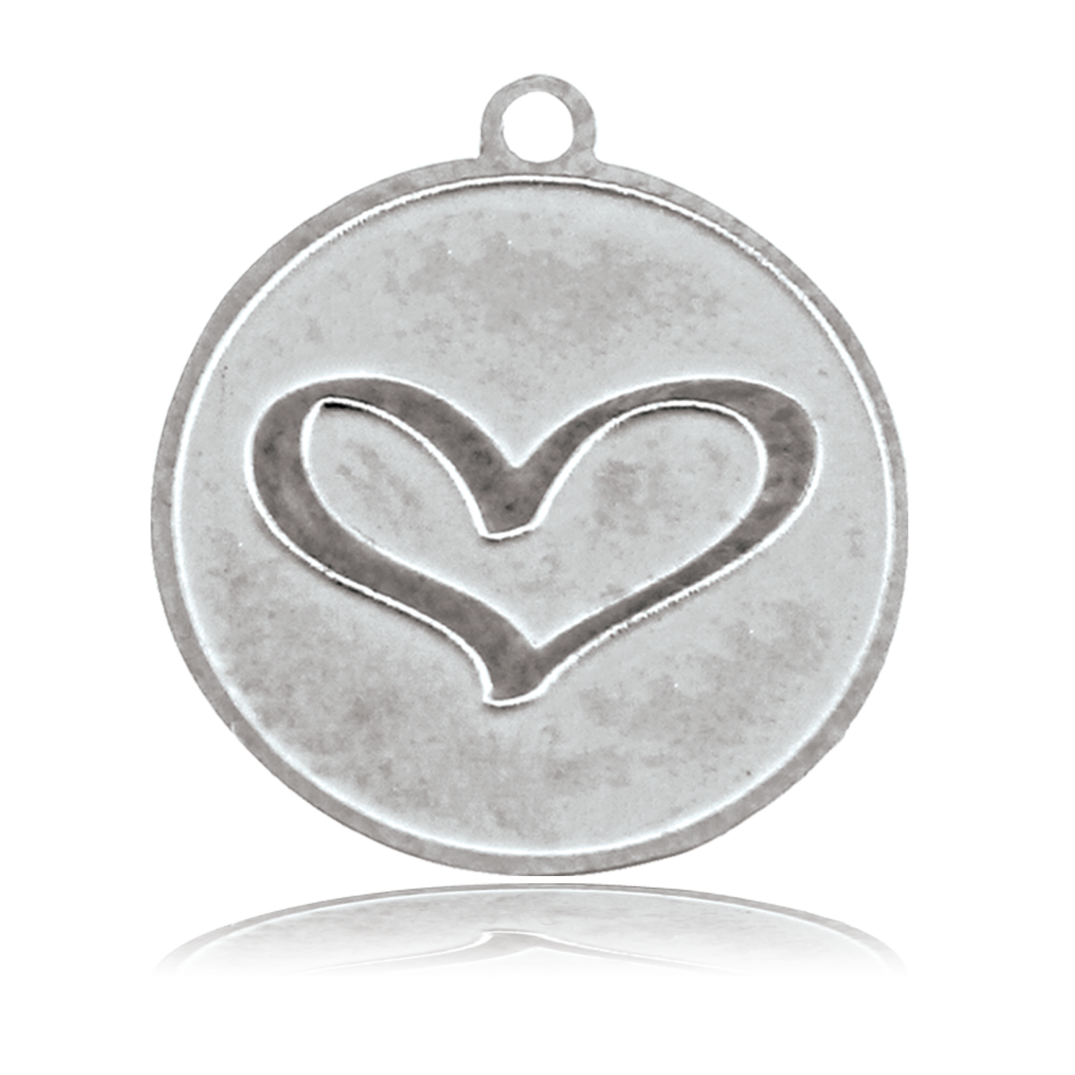 HELP by TJ Heart Charm with Teal Selenite Charity Bracelet