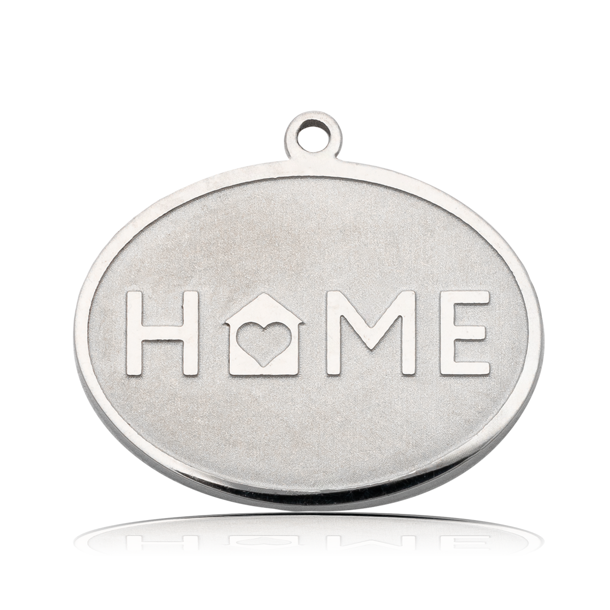 HELP by TJ Home Heart Charm with Grey Stripe Agate Charity Bracelet