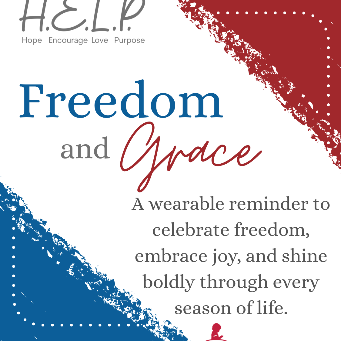 HELP by TJ June Limited Edition Freedom & Grace Bracelet