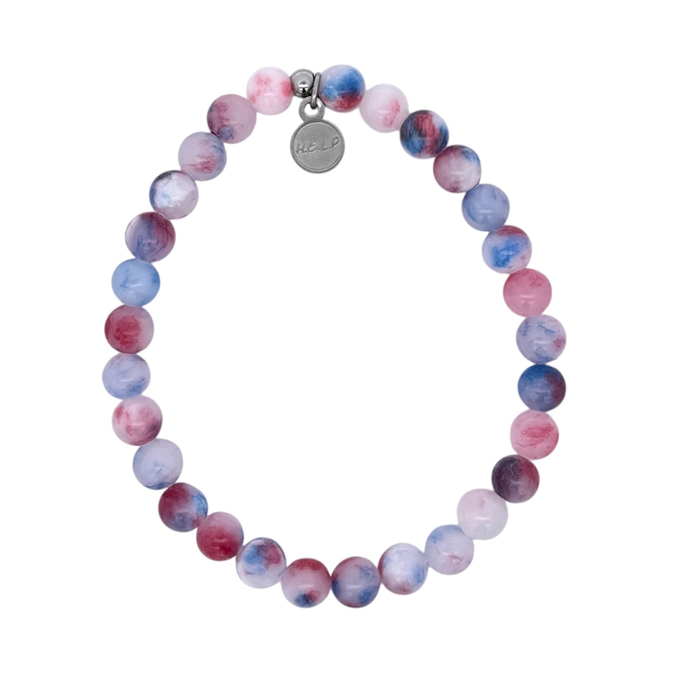 HELP by TJ Liberty Stacker Bracelet with American Jade Beads