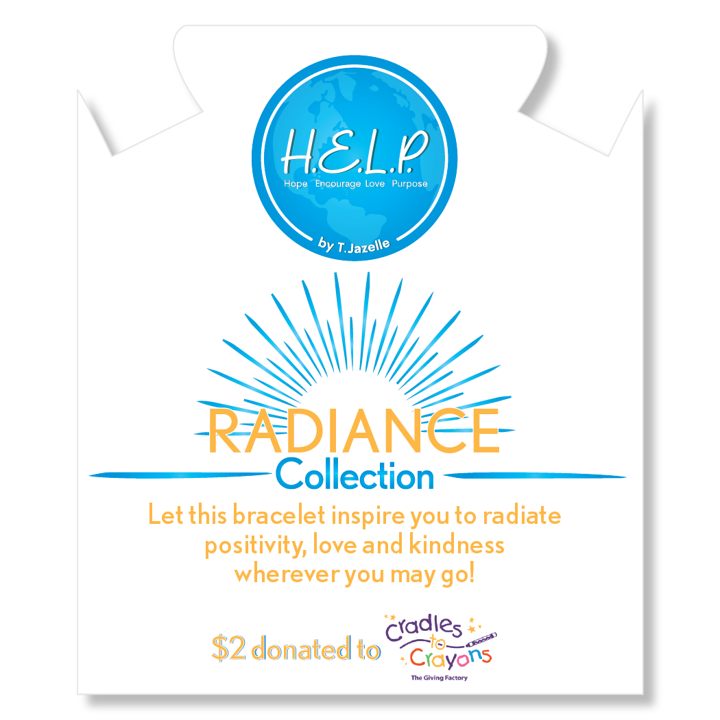 HELP by TJ Radiance Stacker: Cradles to Crayons Charity Bracelet