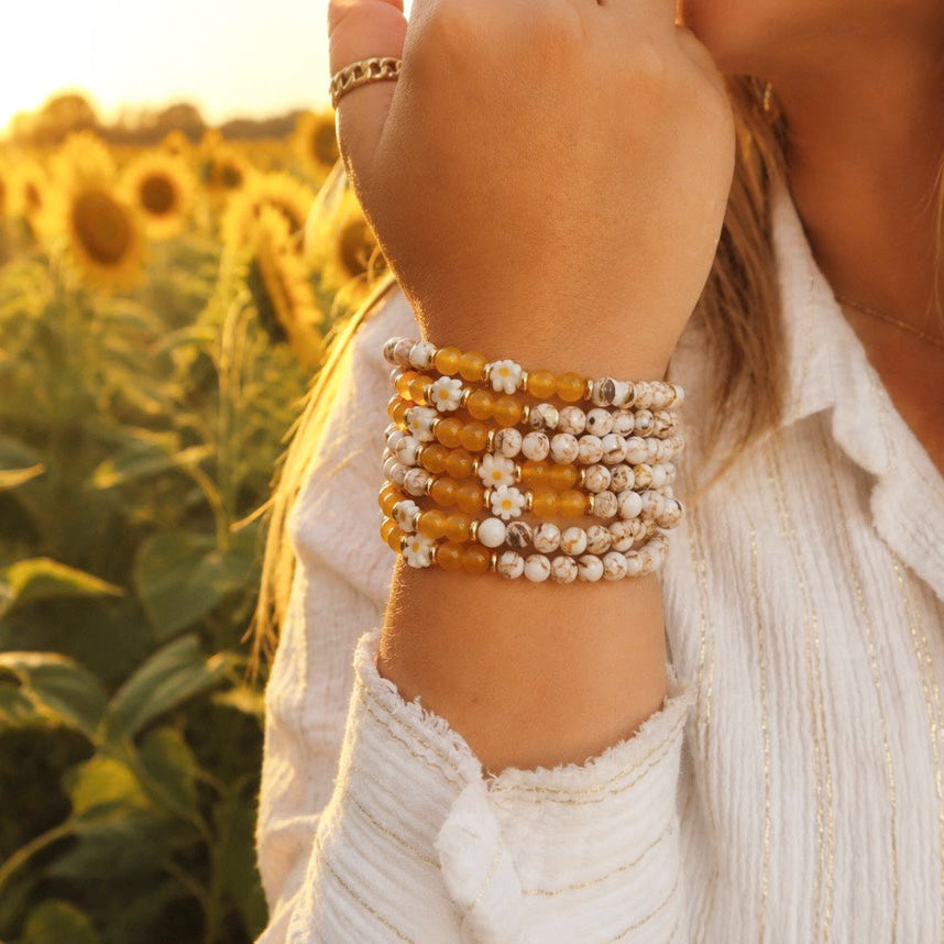 HELP by TJ September Limited Edition Sunflower Soul Bracelet