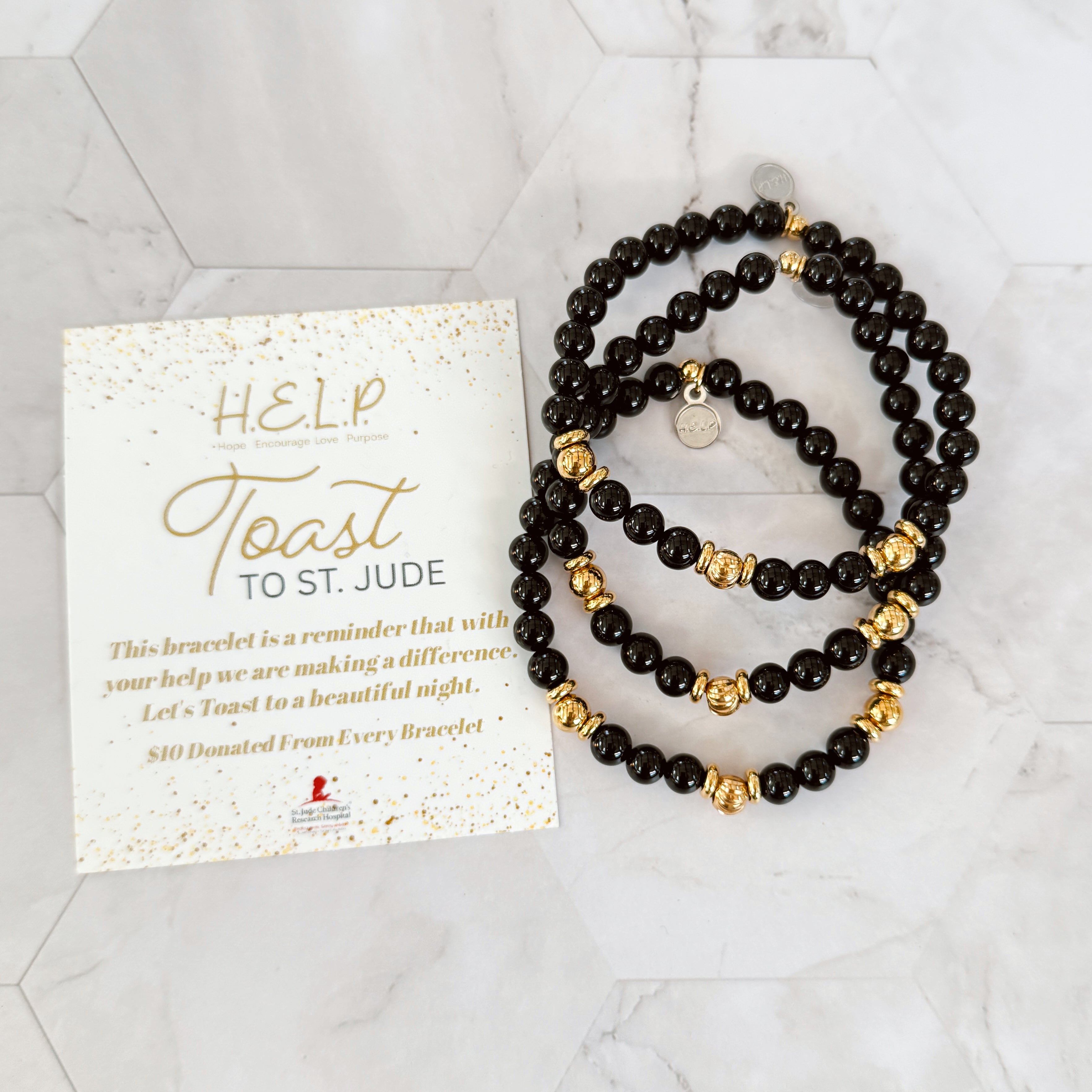 HELP by TJ St. Jude Limited Edition Toast Bracelet