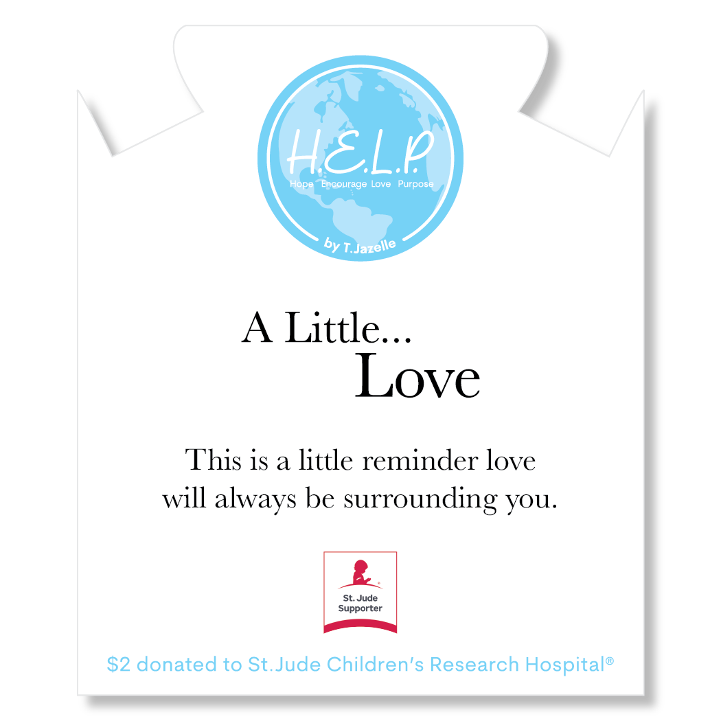 HELP by TJ St. Jude Love Little Multi Charms Charity Bracelet
