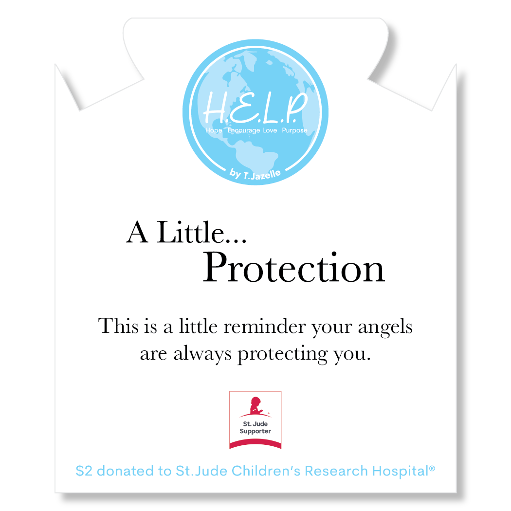 HELP by TJ St. Jude Protection Little Multi Charms Charity Bracelet