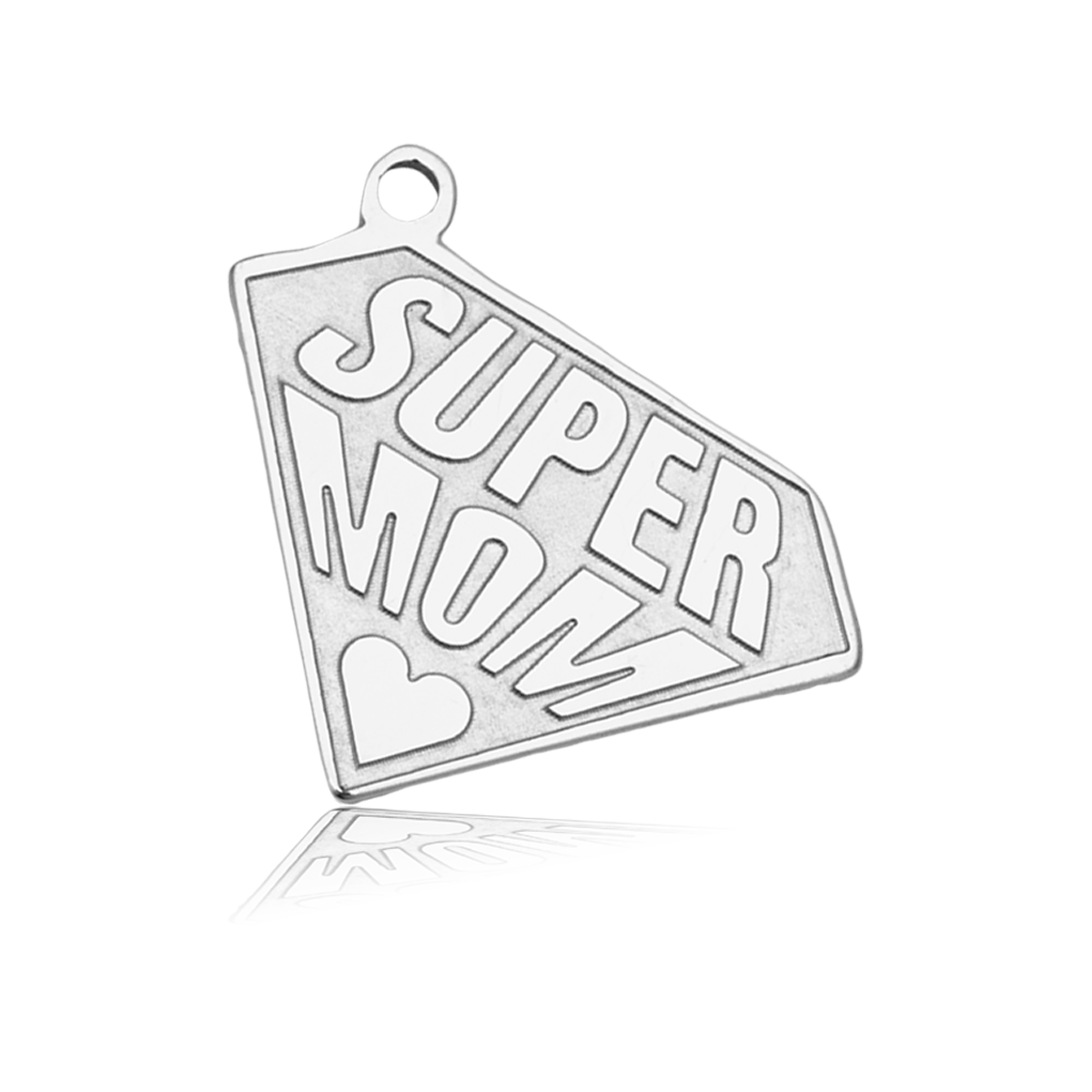 HELP by TJ Super Mom Charm with Green Crystal Charity Bracelet