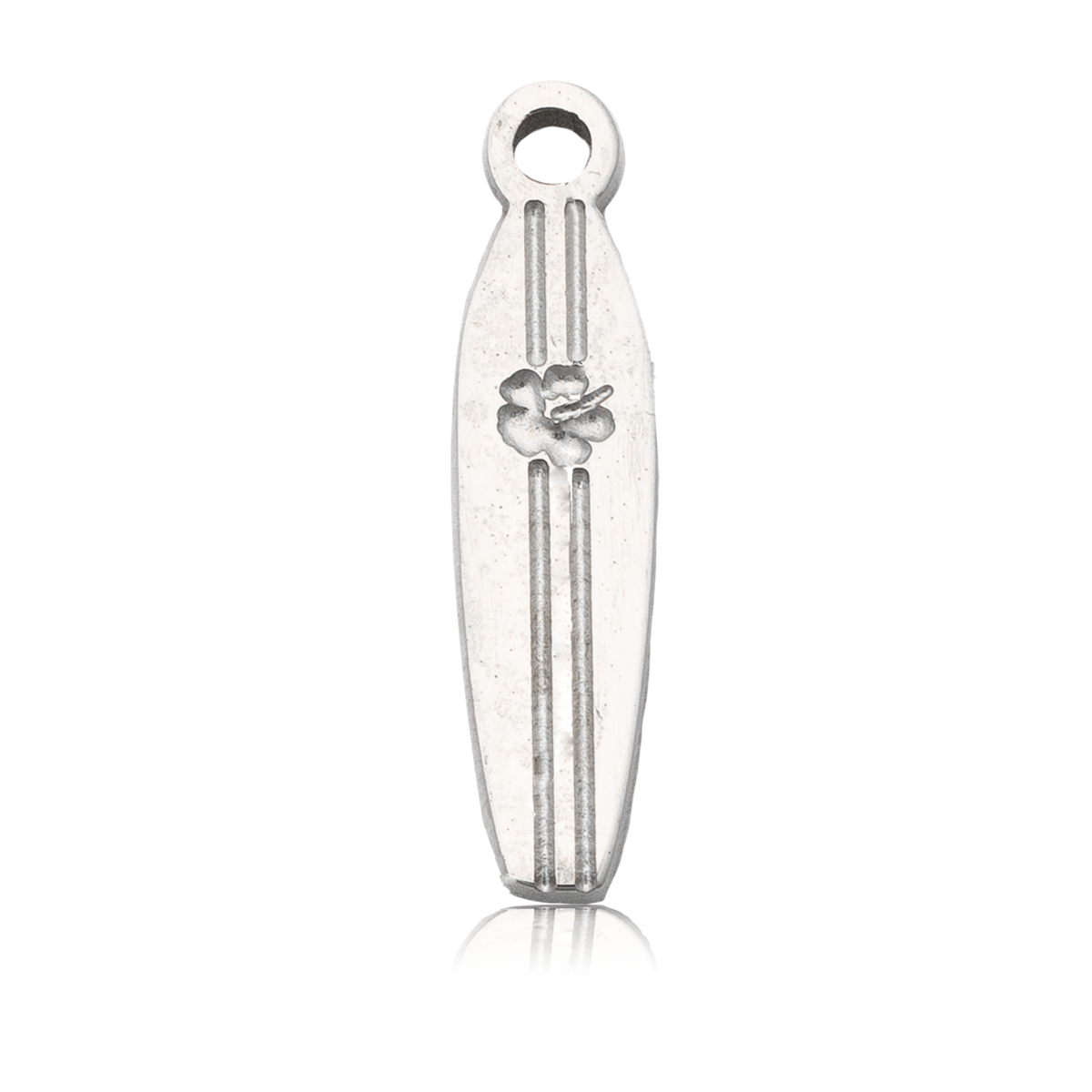 HELP by TJ Surfboard Charm with Periwinkle Selenite Charity Bracelet