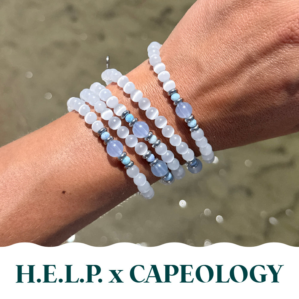 Capeology x H.E.L.P. Ray of Hope Stacker Charity Bracelet
