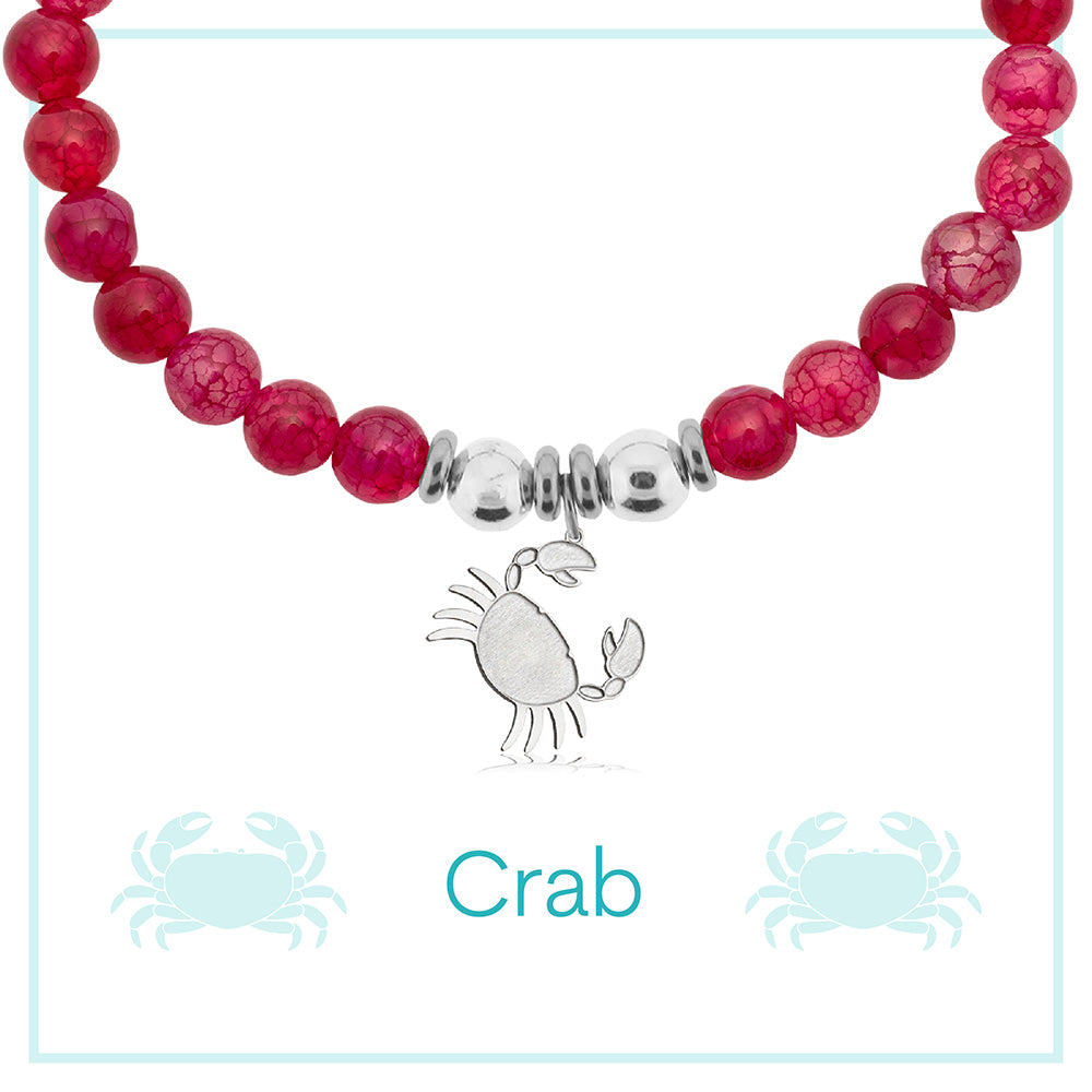 Crab Charity Charm Bracelet Collection