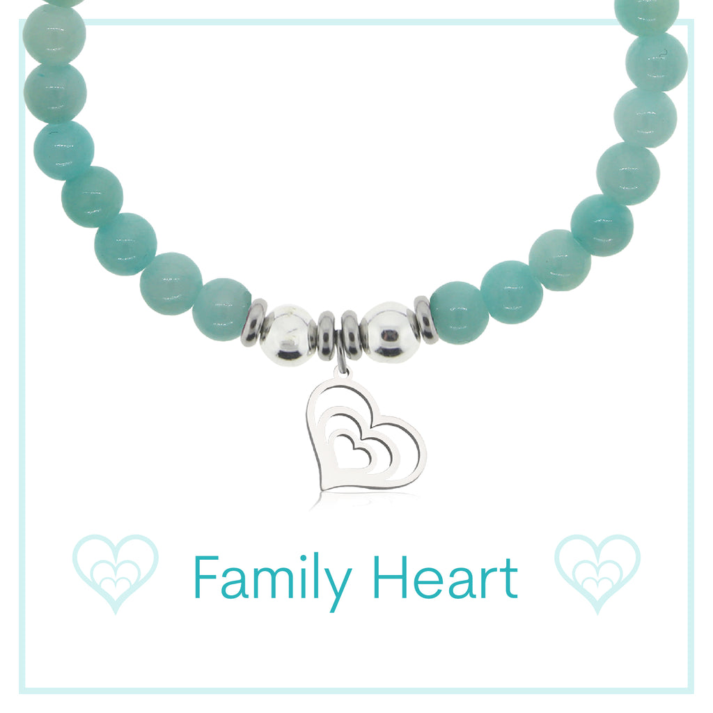 Family Heart Charity Charm Bracelet Collection