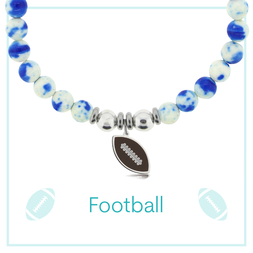 Football Charity Charm Bracelet Collection
