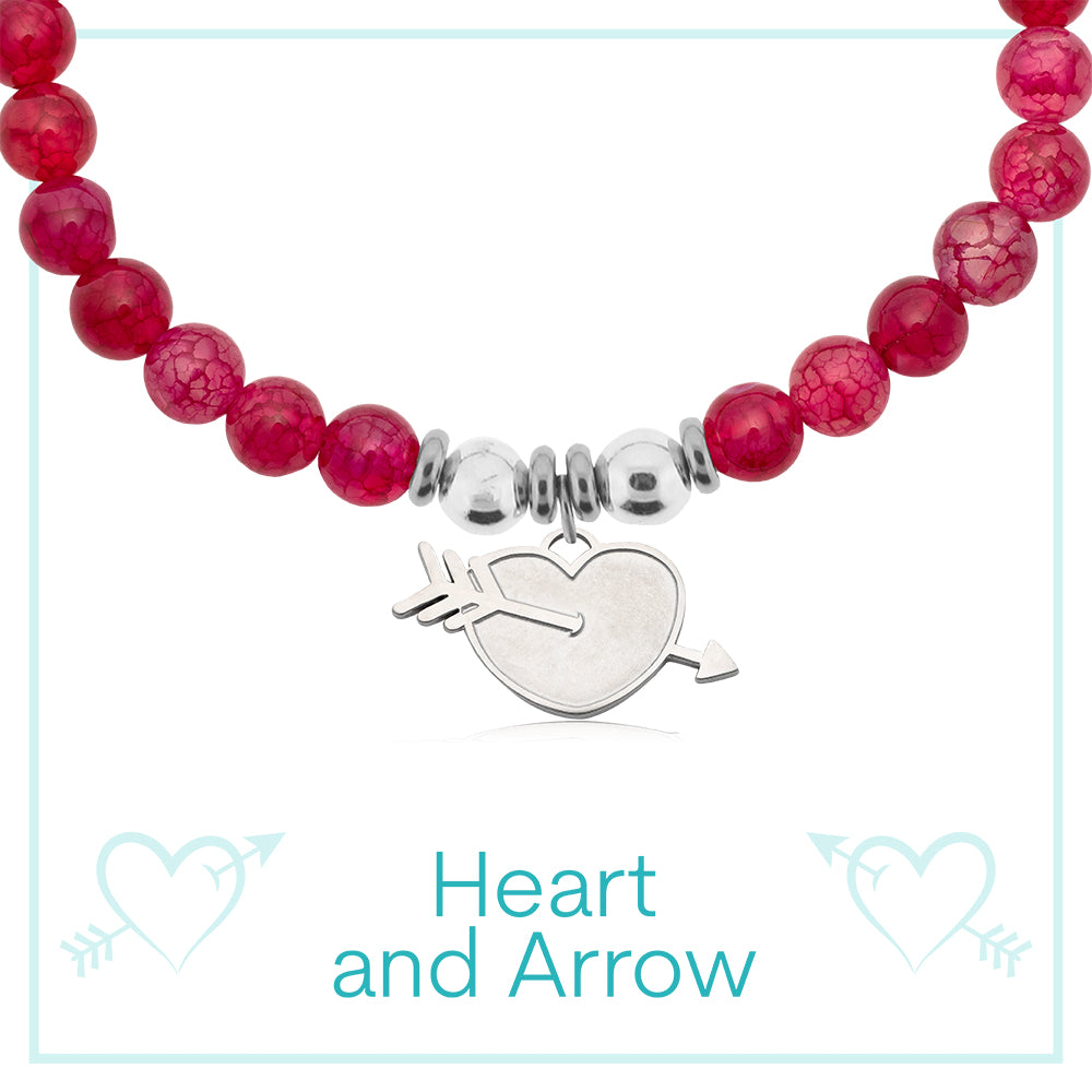 Heart and Arrow Charity Charm Bracelet Collection