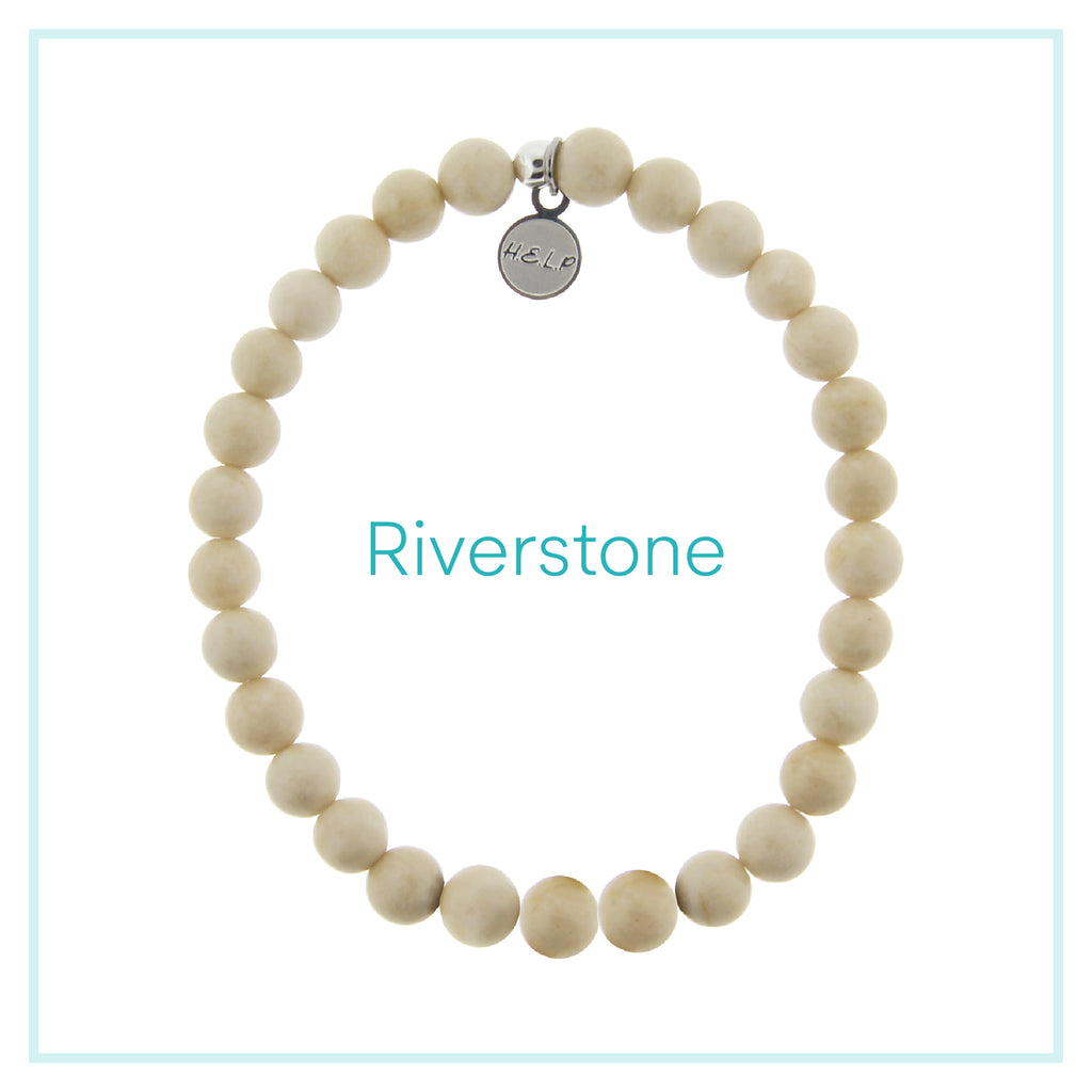 Riverstone Beaded Charity Charm Bracelet Collection