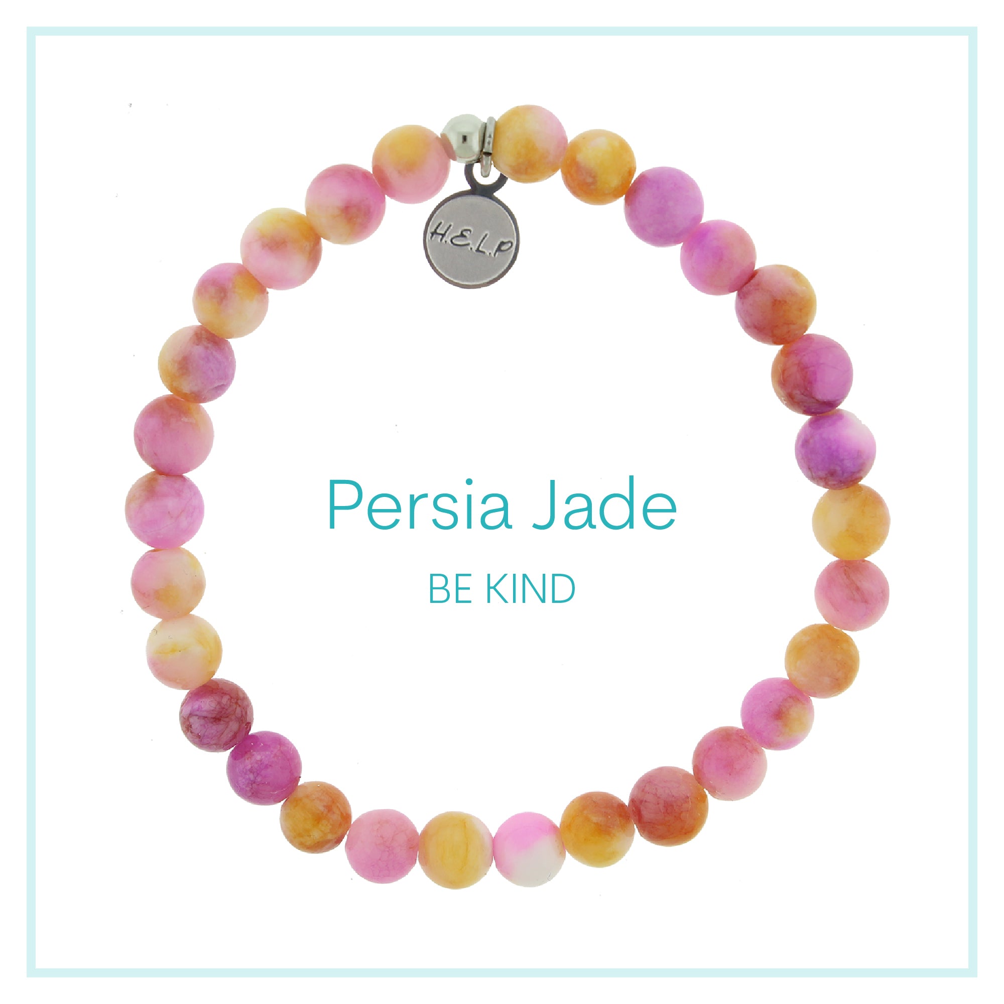 Persia Jade Beaded Charity Charm Bracelet Collection