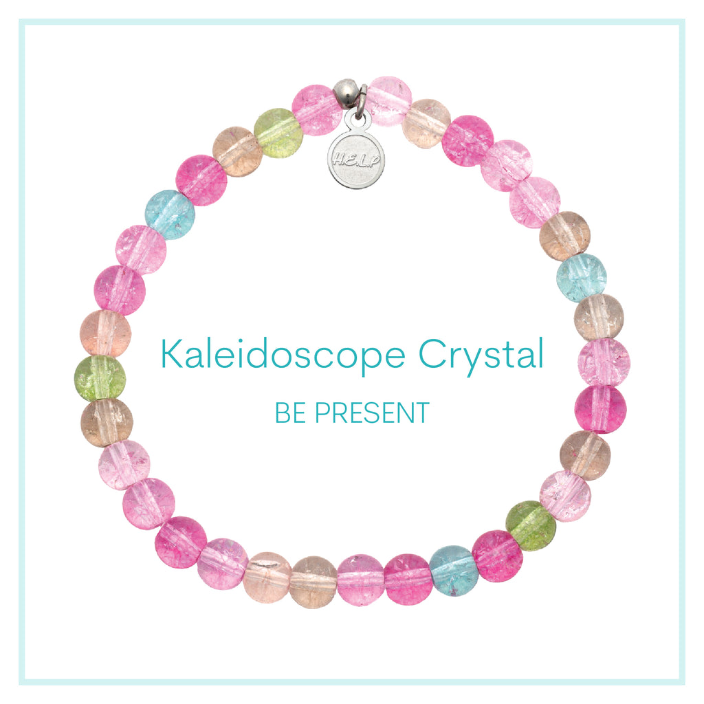 Kaleidoscope Crystal Beaded Charity Charm Bracelet Collection