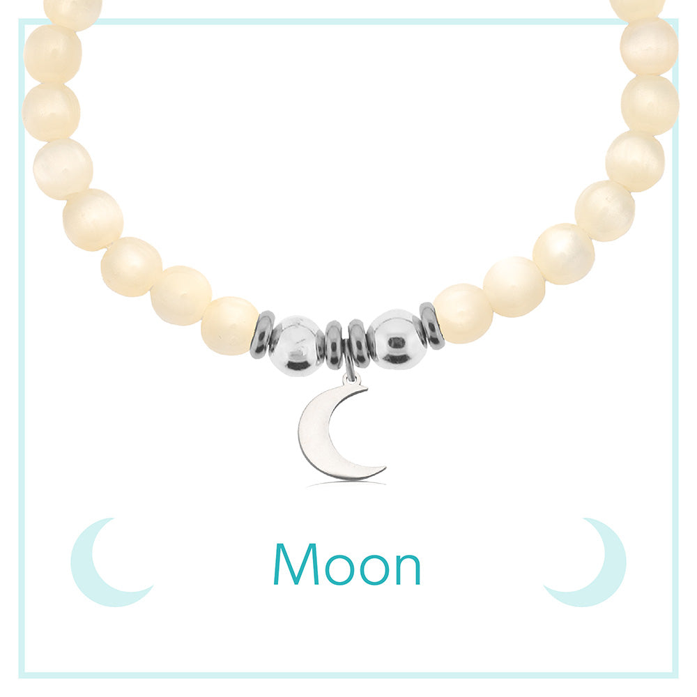 Moon Cutout Charity Charm Bracelet Collection