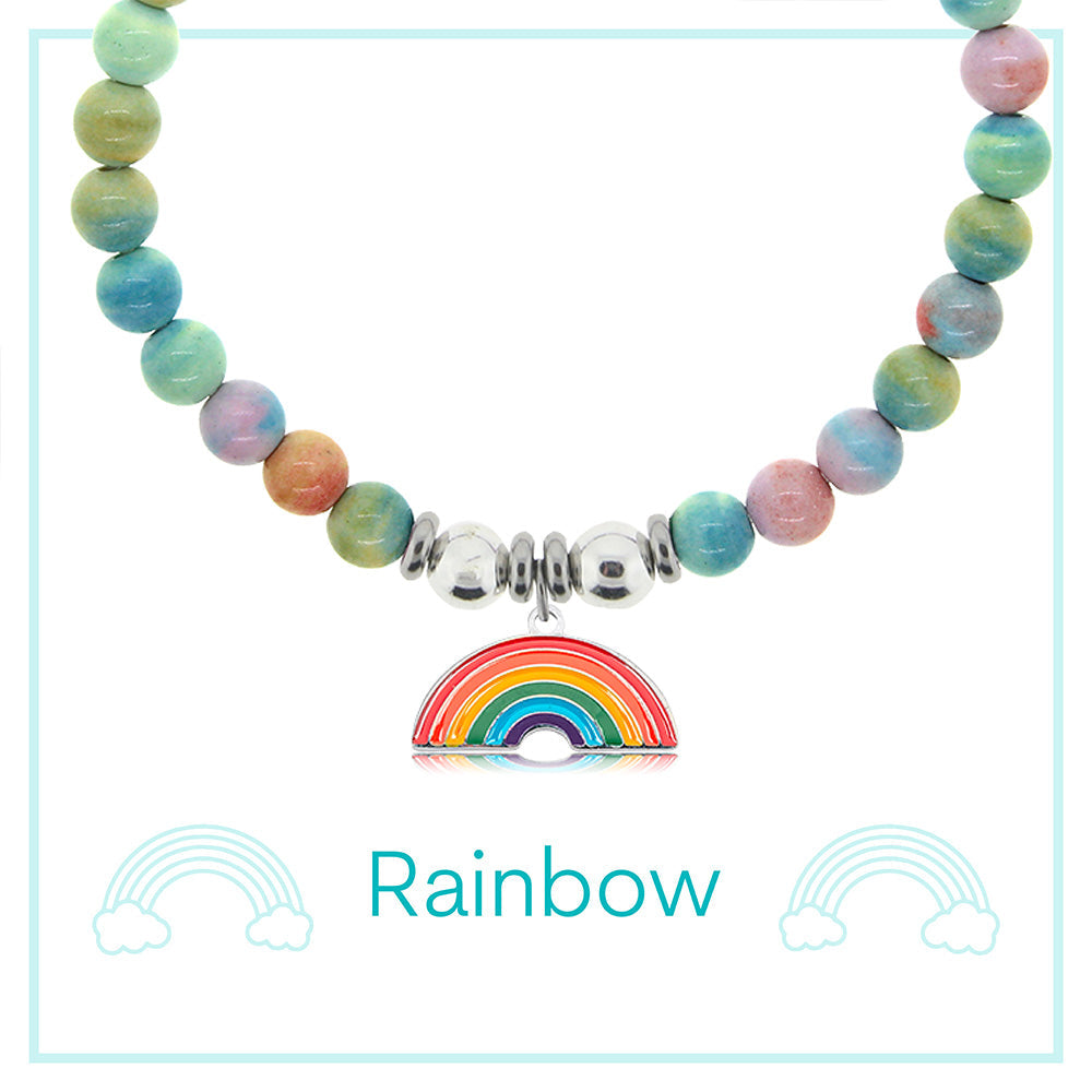 Rainbow Enamel Charity Charm Bracelet Collection