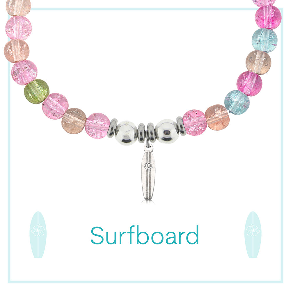 Surfboard Charity Charm Bracelet Collection