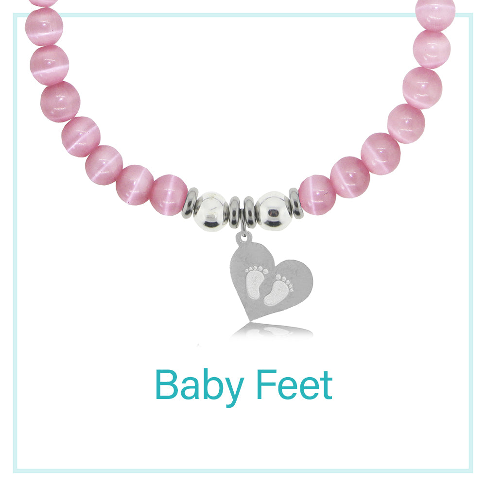 Baby Feet Charity Charm Bracelet Collection