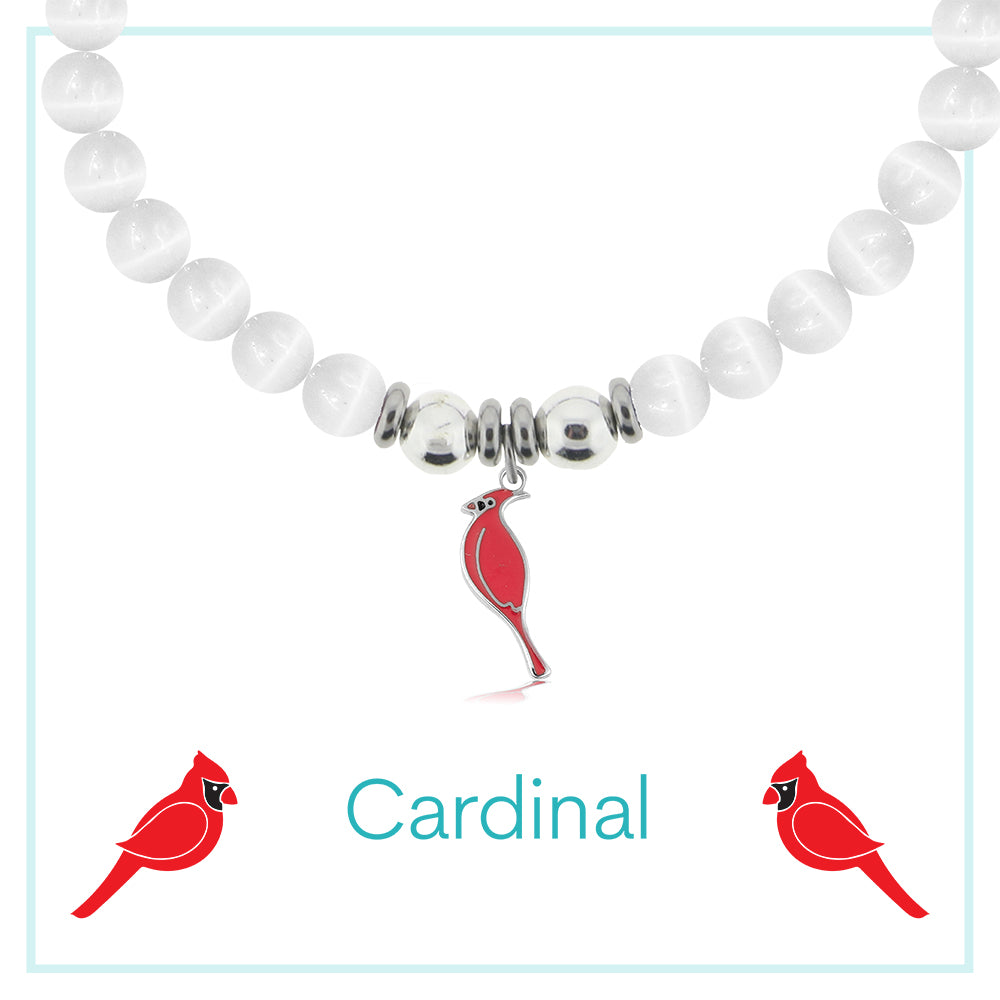 Cardinal Enamel Charity Charm Bracelet Collection