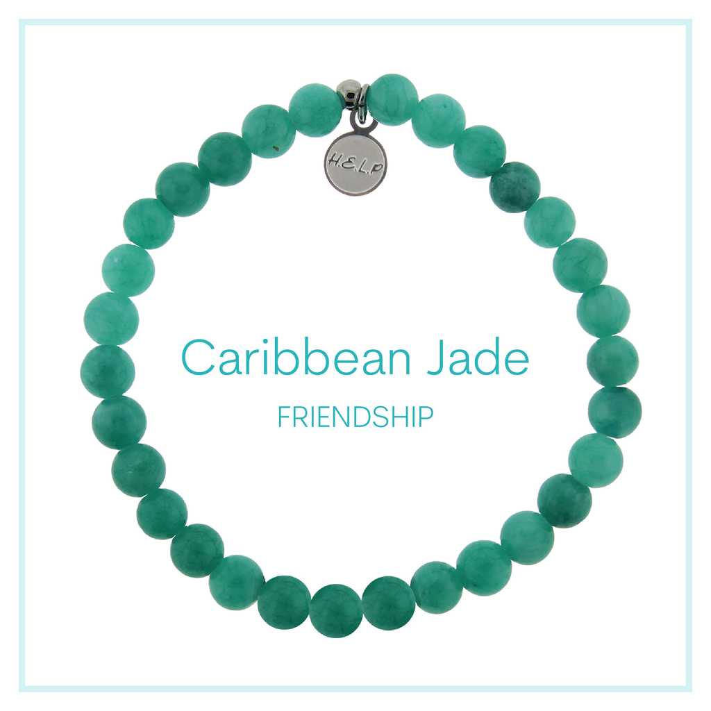 Caribbean Jade Charity Charm Bracelet Collection