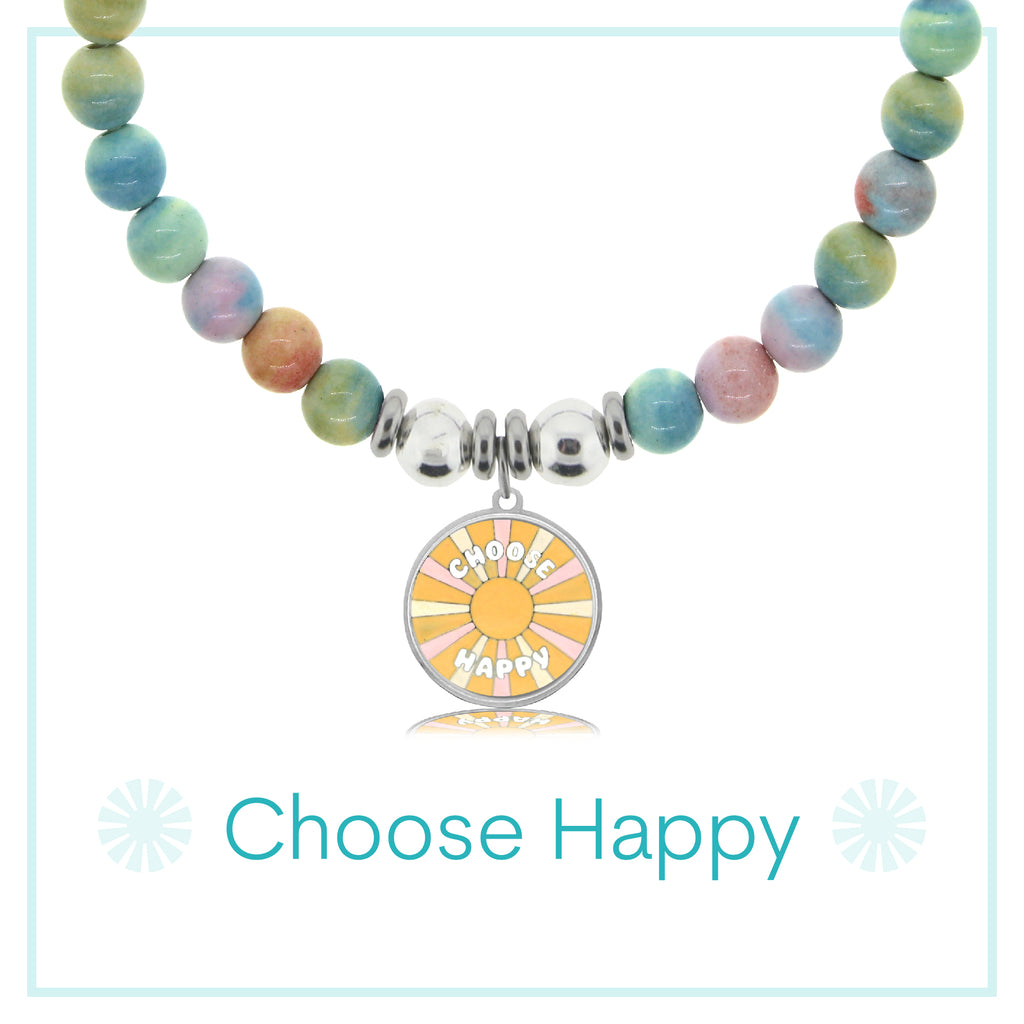 Choose Happy Enamel Charity Charm Bracelet Collection