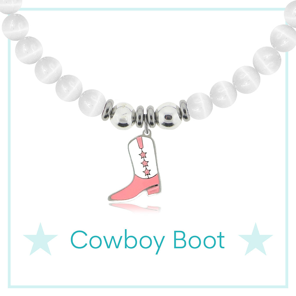 Cowboy Boot Charity Charm Bracelet Collection