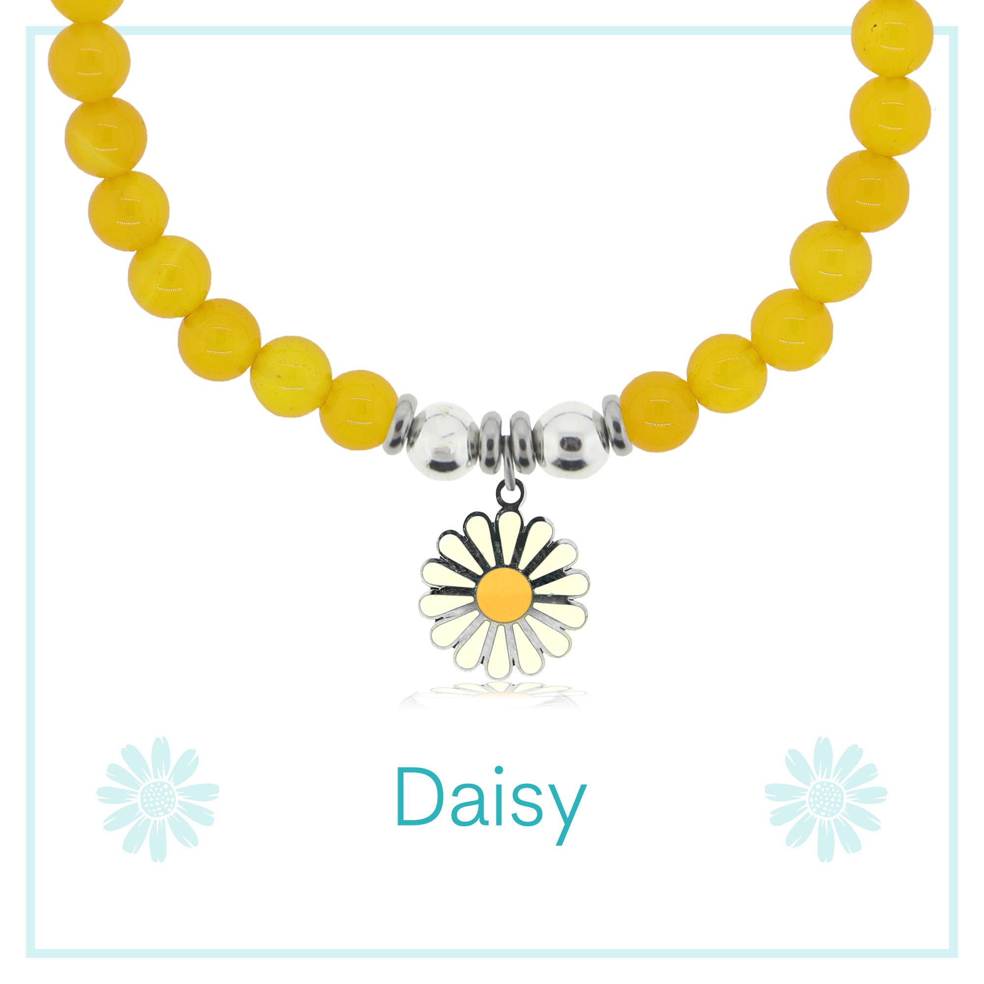 Daisy Enamel Charity Charm Bracelet Collection