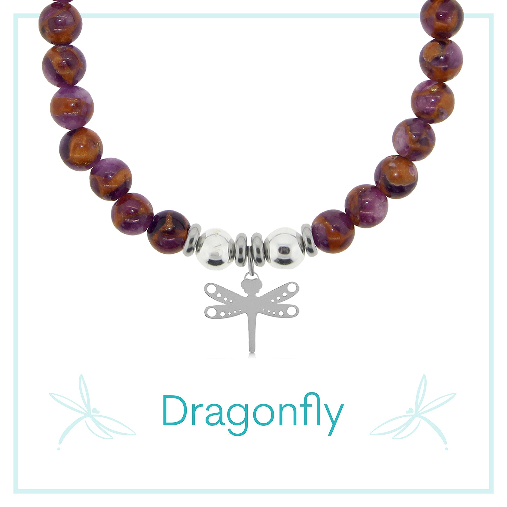 Dragonfly Charity Charm Bracelet Collection