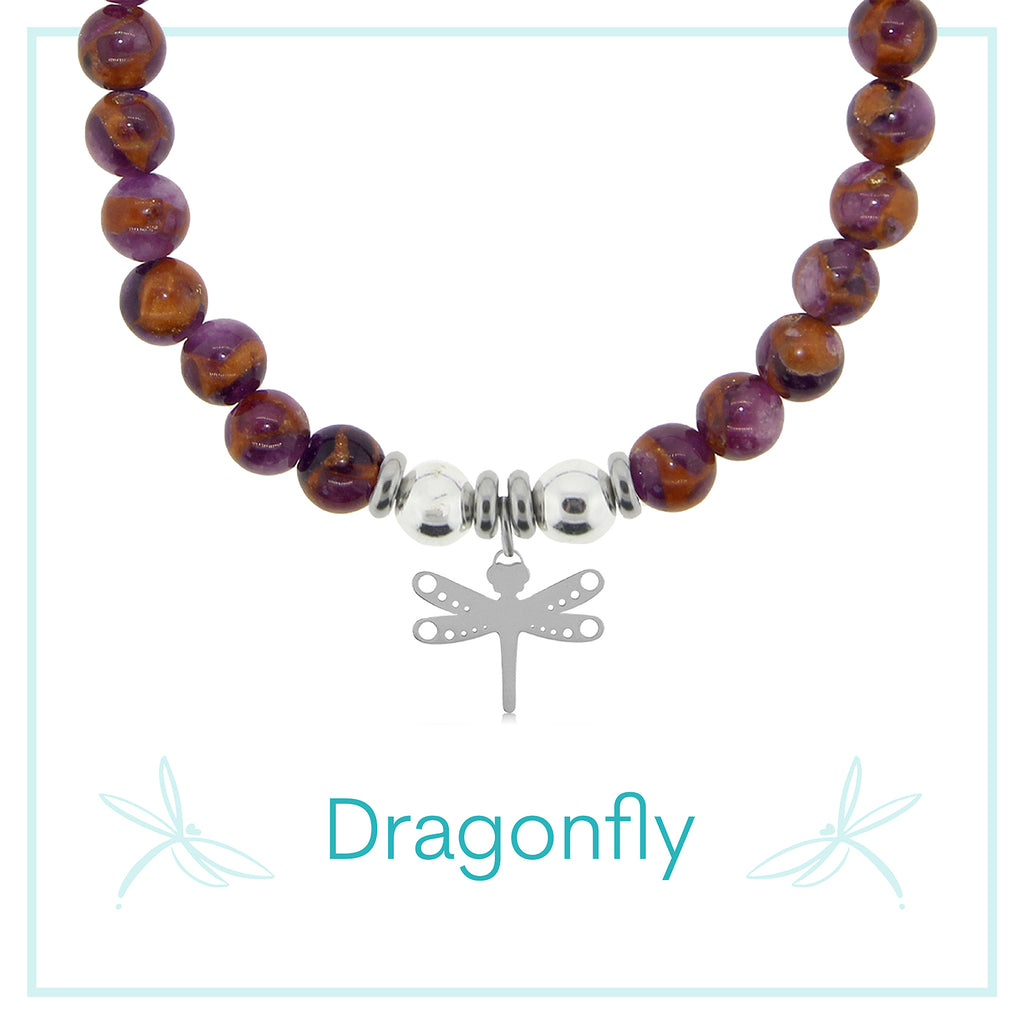 Dragonfly Charity Charm Bracelet Collection