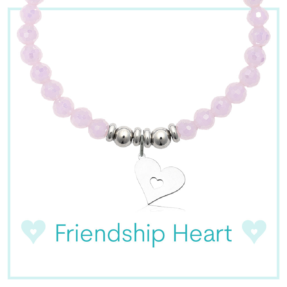 Friendship Heart Charity Charm Bracelet Collection