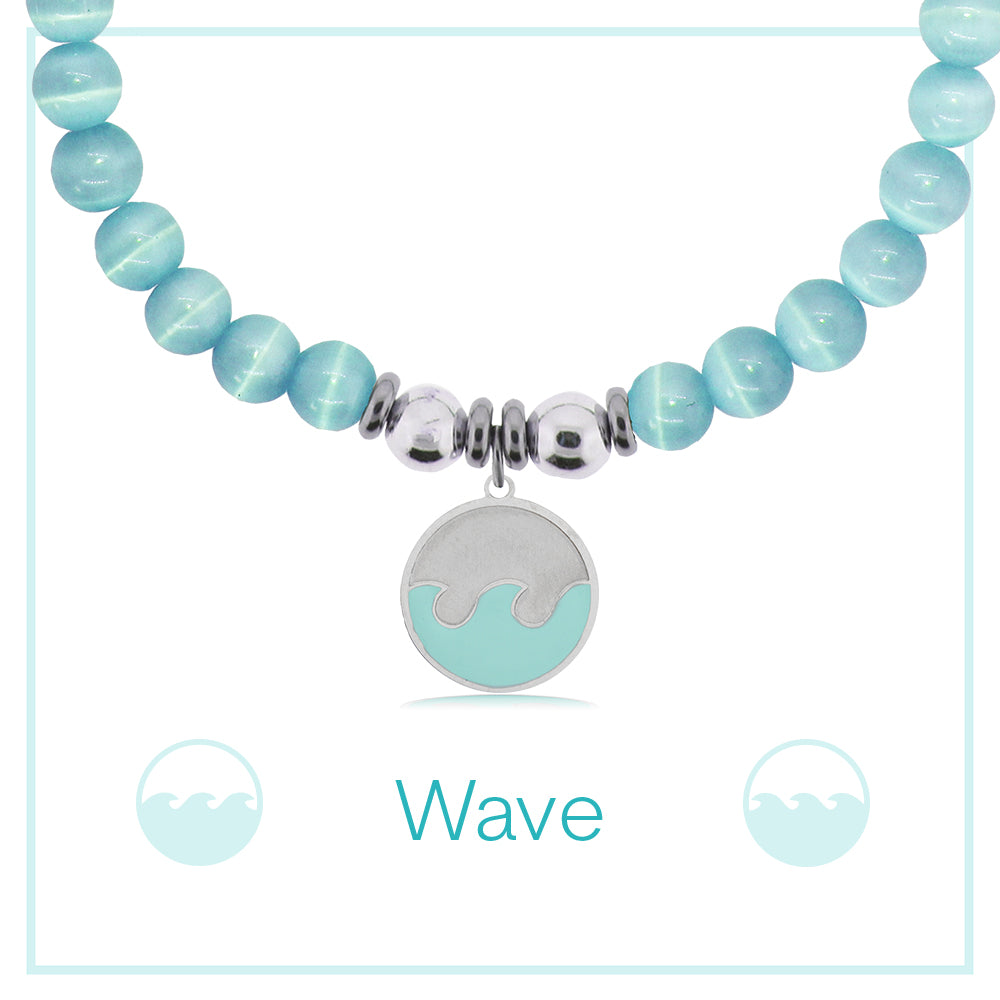 Wave Enamel Charity Charm Bracelet Collection