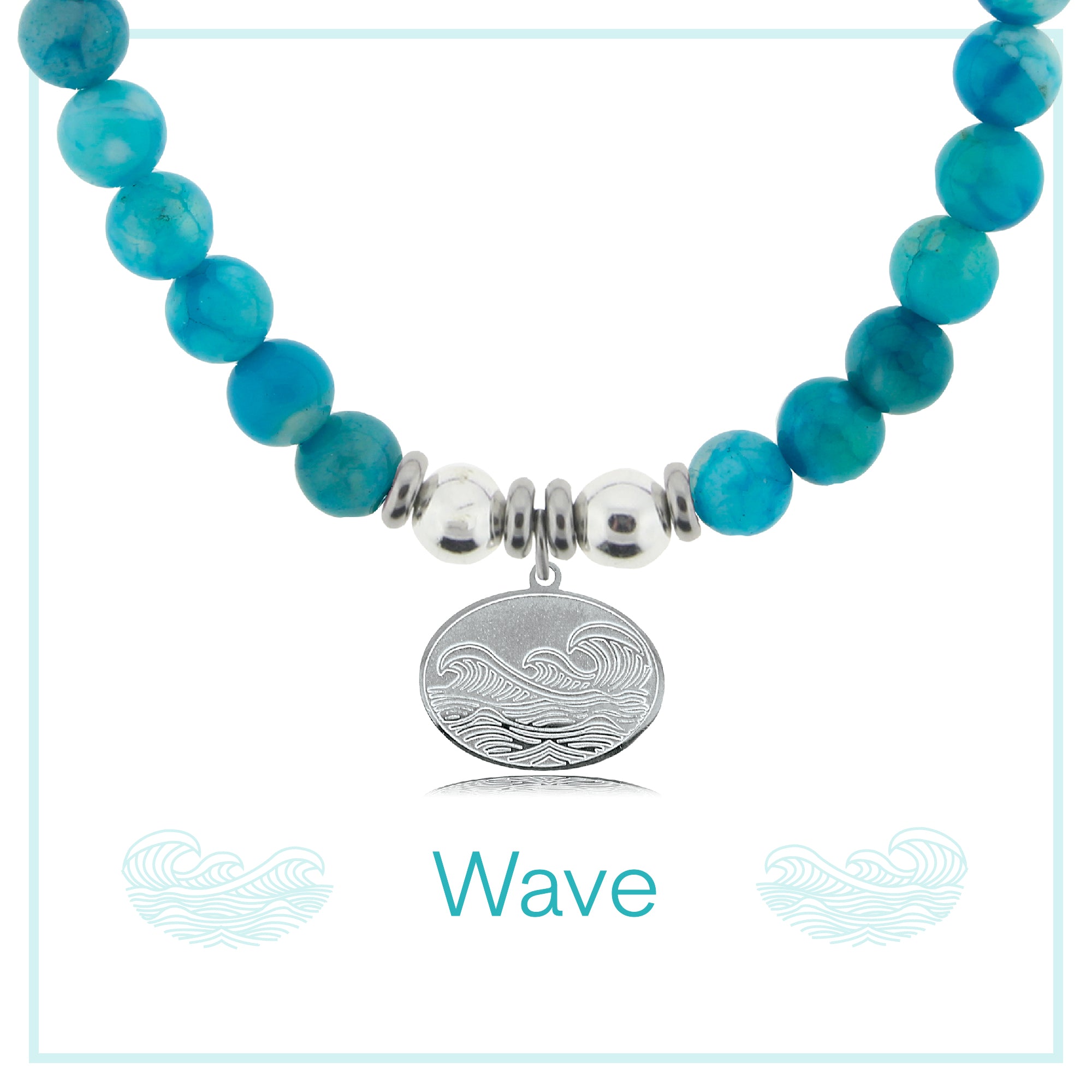 Wave Charity Charm Bracelet Collection