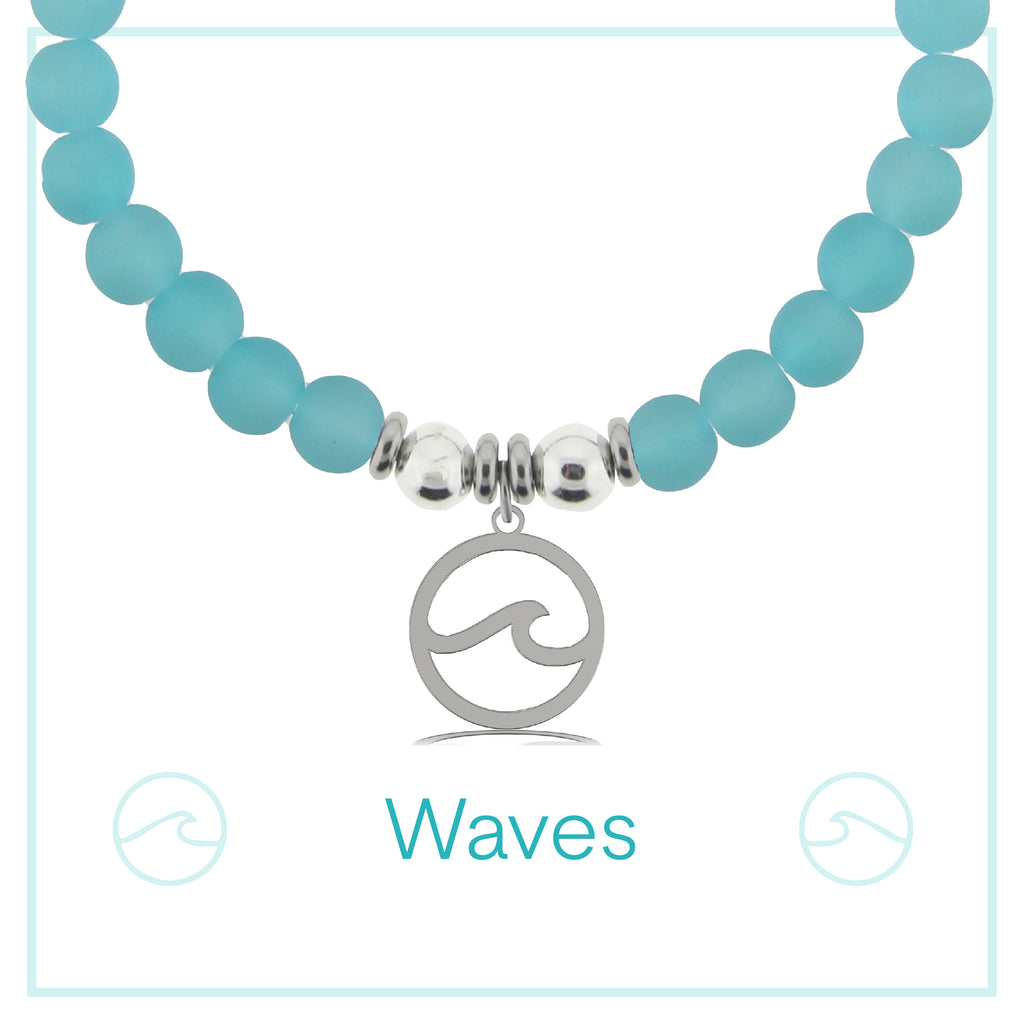 Waves Cutout Charity Charm Bracelet Collection