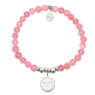 HELP by TJ 11:11 Charm with Cherry Jade Charity Bracelet