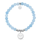 HELP by TJ 11:11 Charm with Light Blue Quartz Charity Bracelet