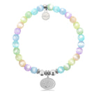 HELP by TJ Anchor Charm with Multi Selenite Charity Bracelet