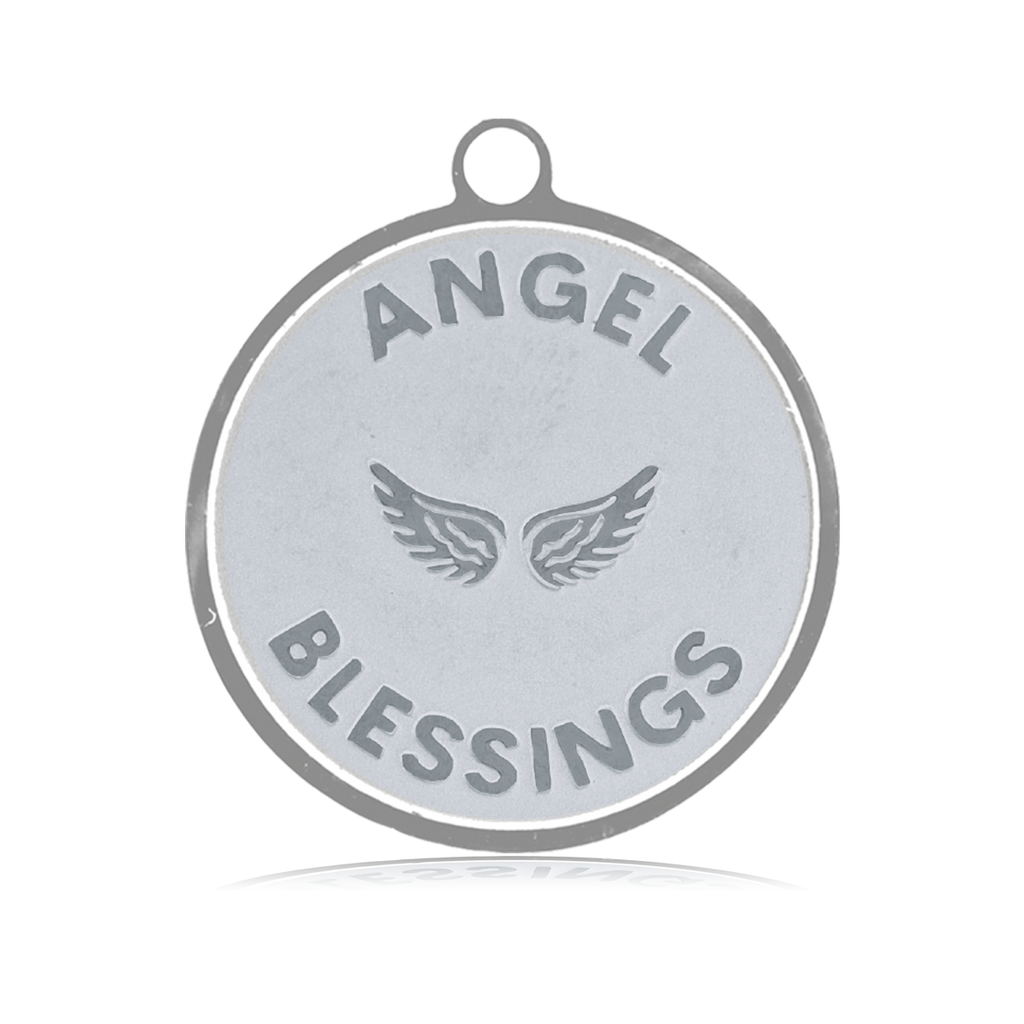 HELP by TJ Angel Blessing Charm with Opalite Charity Bracelet