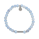 HELP by TJ Angel Number 222 Alignment Charm with Opalite Charity Bracelet