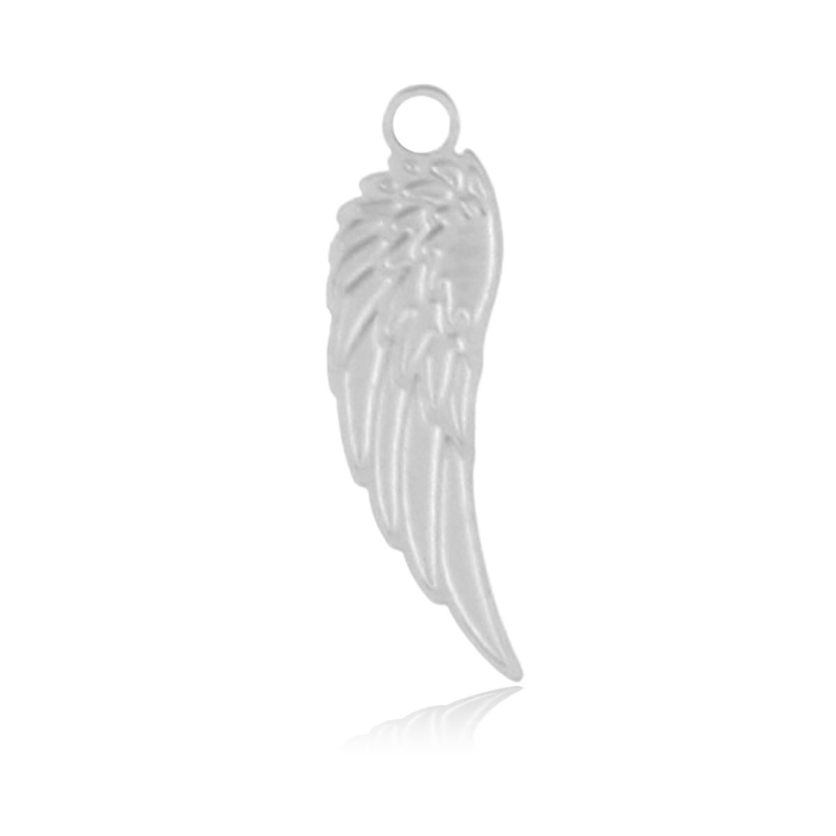 HELP by TJ Angel Wing Cutout Charm with Natural Selenite Charity Bracelet